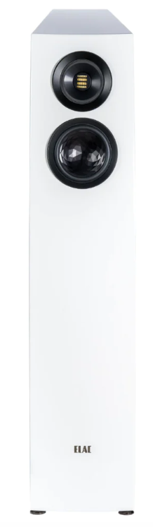 ELAC Concentro S 509  Floorstanding Speakers in white.  Front
