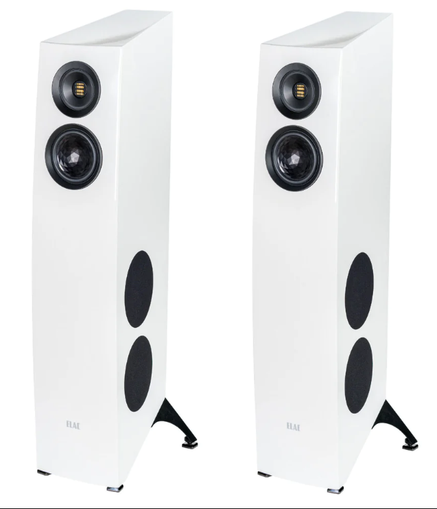 ELAC Concentro S 509  Floorstanding Speakers in white.  Pair