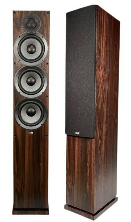 EElac Debut F6.2 Floorstanding Speakers in Walnut