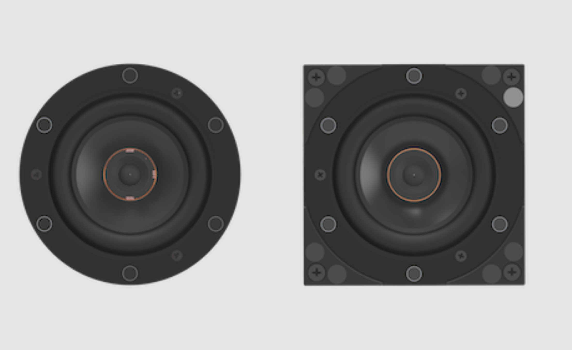ELAC Vertex ICV31W 3.8" In Ceiling 2 Way Speaker Vinyl Revival