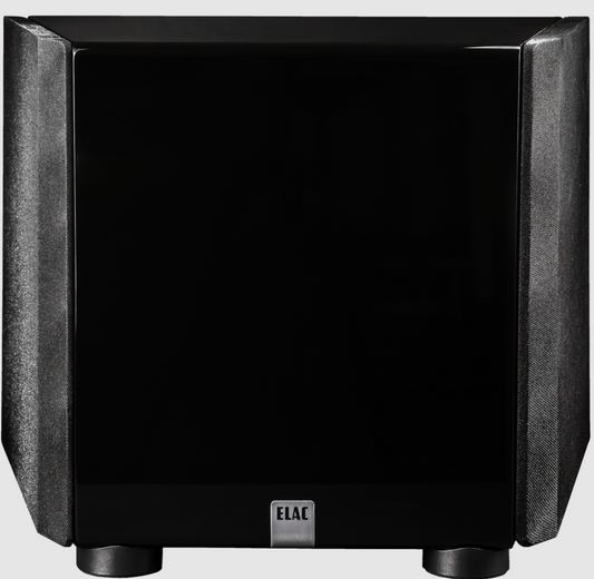 ELAC Varro DS1000 Dual Reference 10 Inch Subwoofer, front image with grille