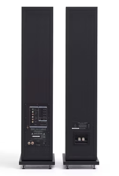 Elipson Horus 11F BT Active Floorstanding Speakers in Black, rear
