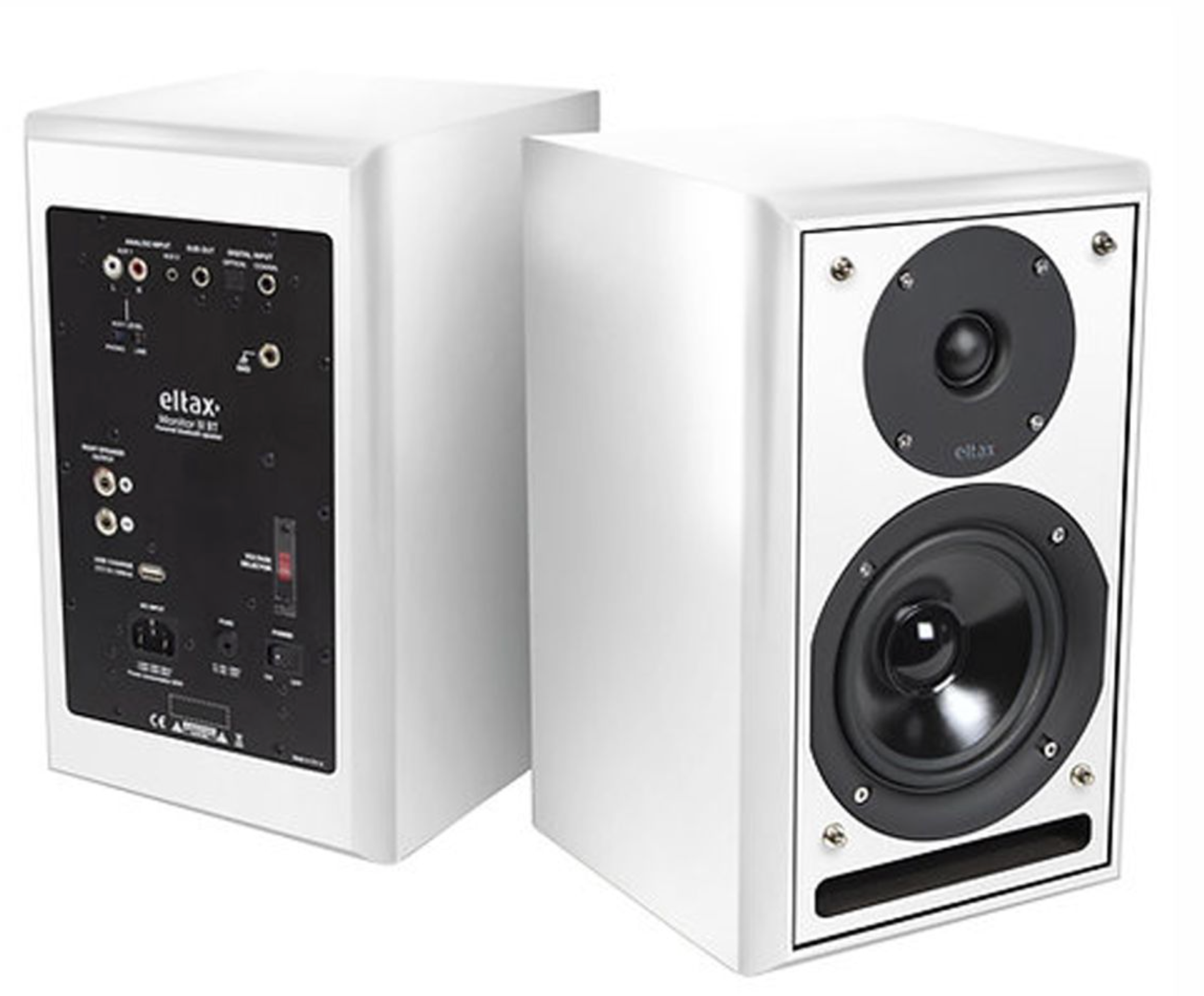 White hifi speakers 2025