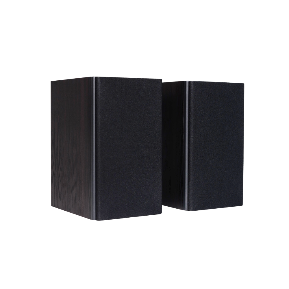 Encel Gelati Bookshelf Speakers in Birch Black with Black grilles