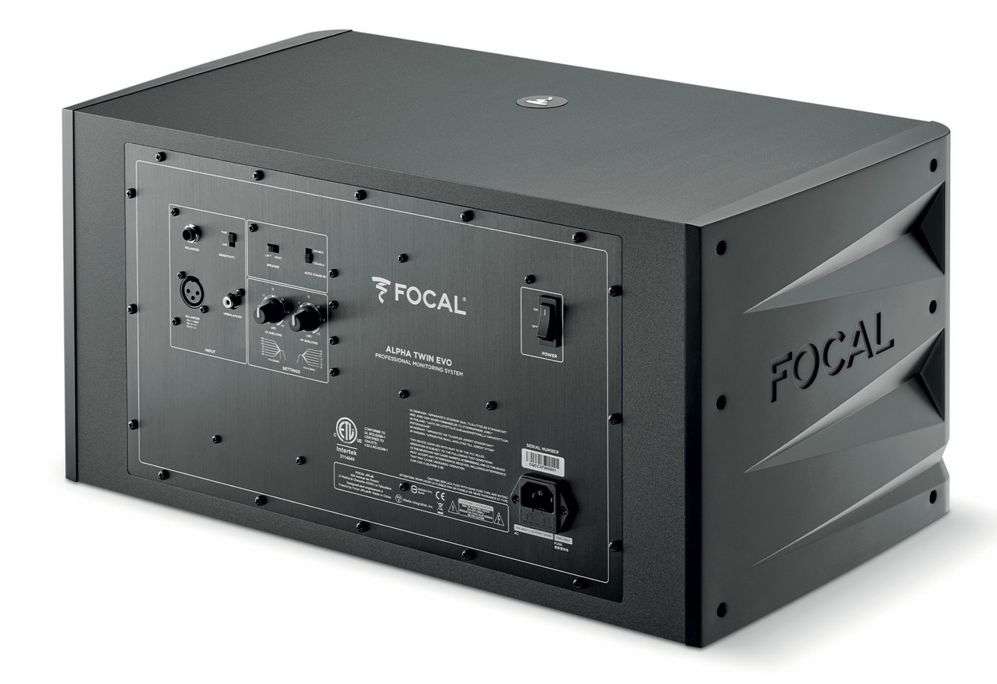 Focal Alpha Twin EVO 2.5-Channel Studio Monitor back