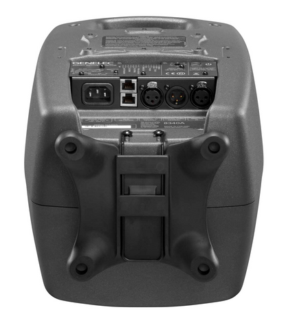 Genelec 8340A SAM Active Studio Monitor in Dark Gray - back and bottom image