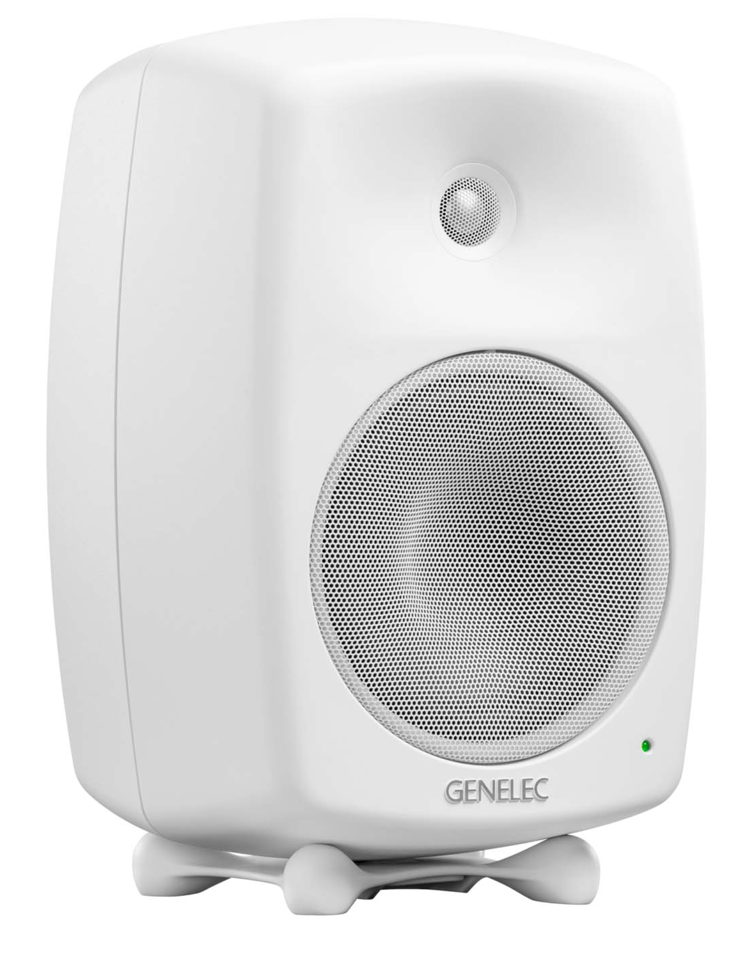 Genelec 8340A SAM Active Studio Monitor in White - angled image