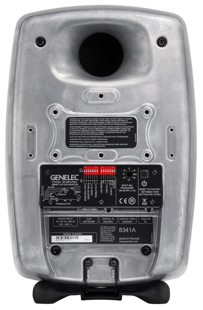 Genelec 8341A SAM Active Studio Monitors in raw. Back image
