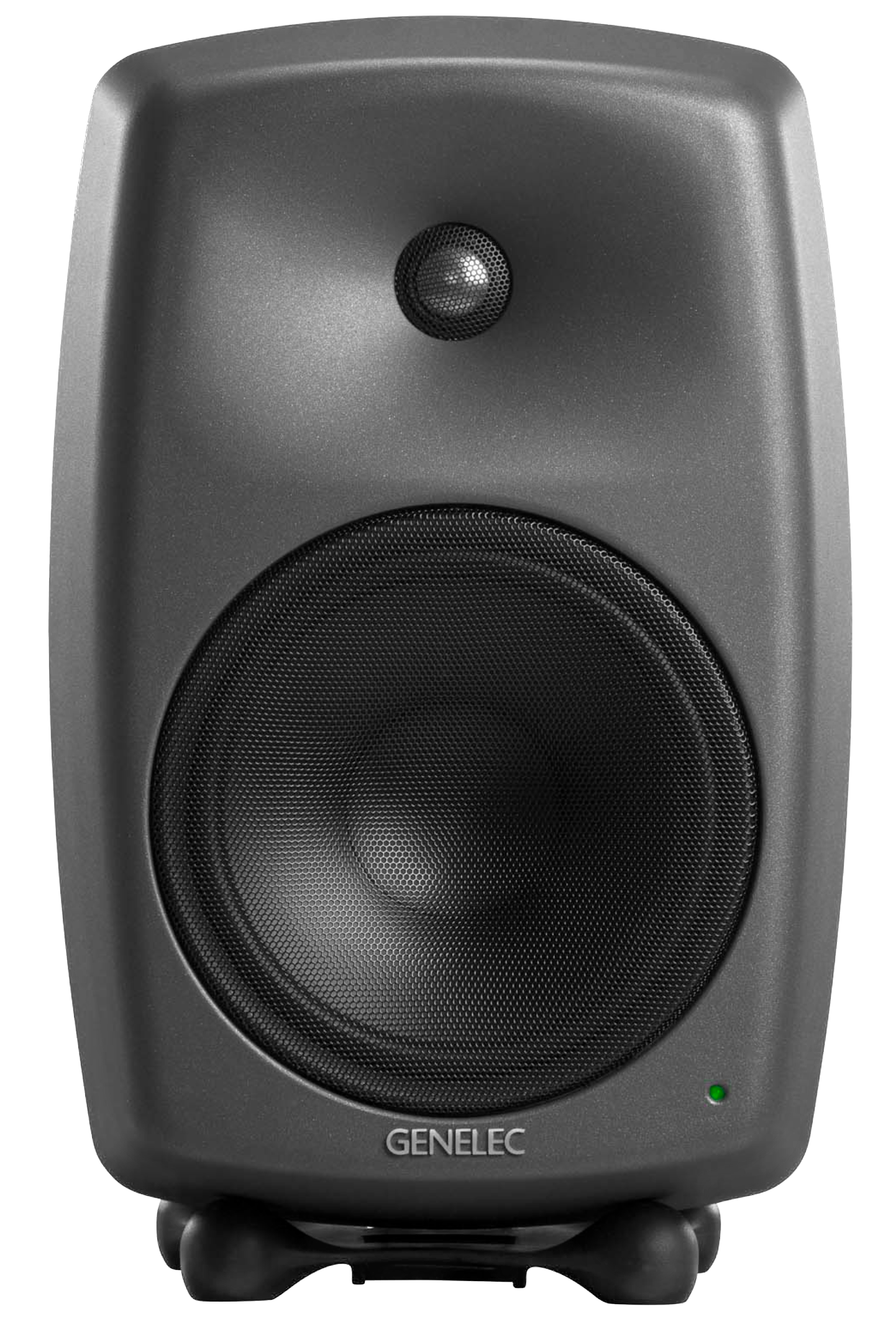 Genelec 8350A SAM Active Studio Monitors in dark gray - front image