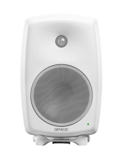 Genelec 8350A SAM Active Studio Monitors in White - front image