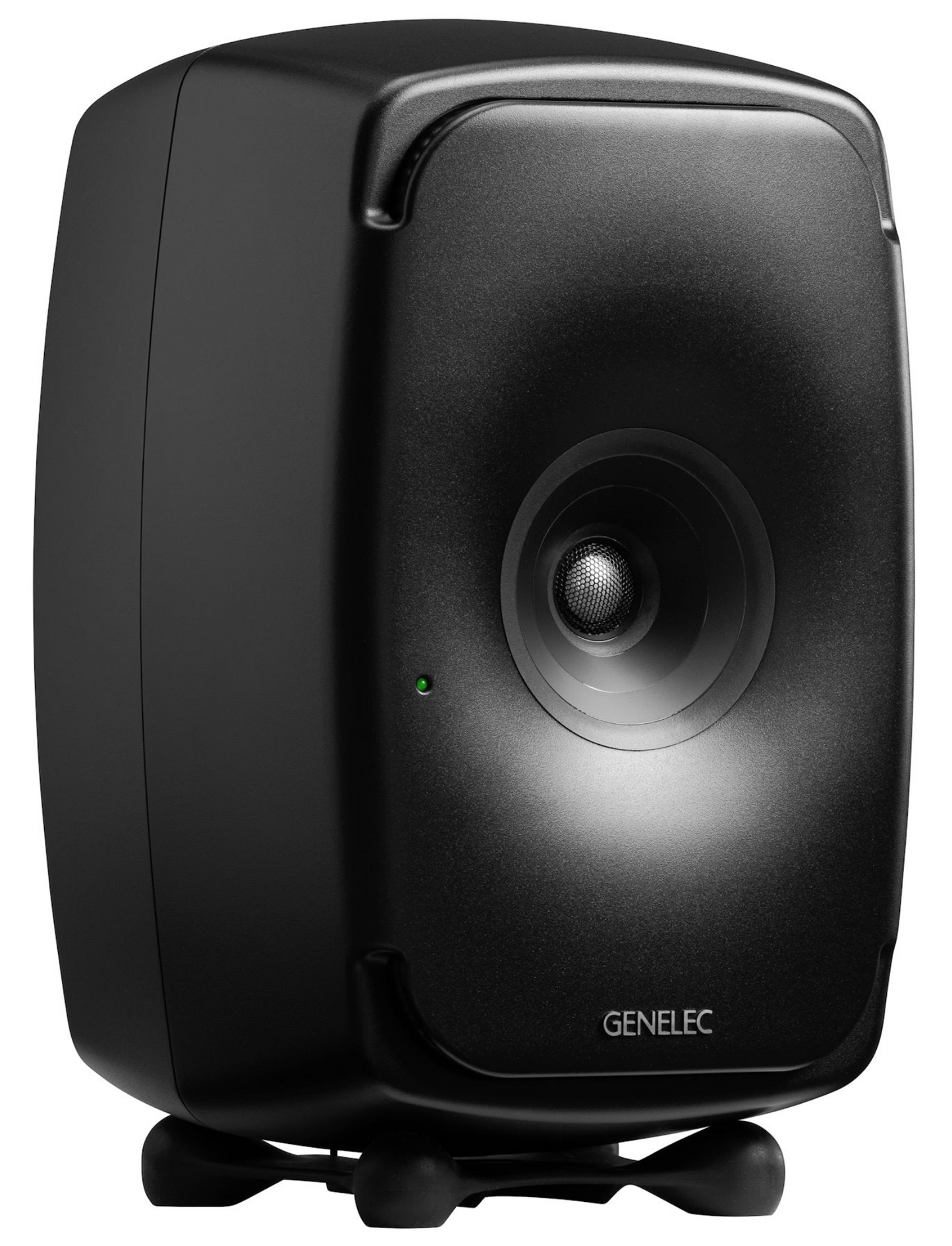 Genelec 8351B SAM Powered Studio Monitors in Black - angled image