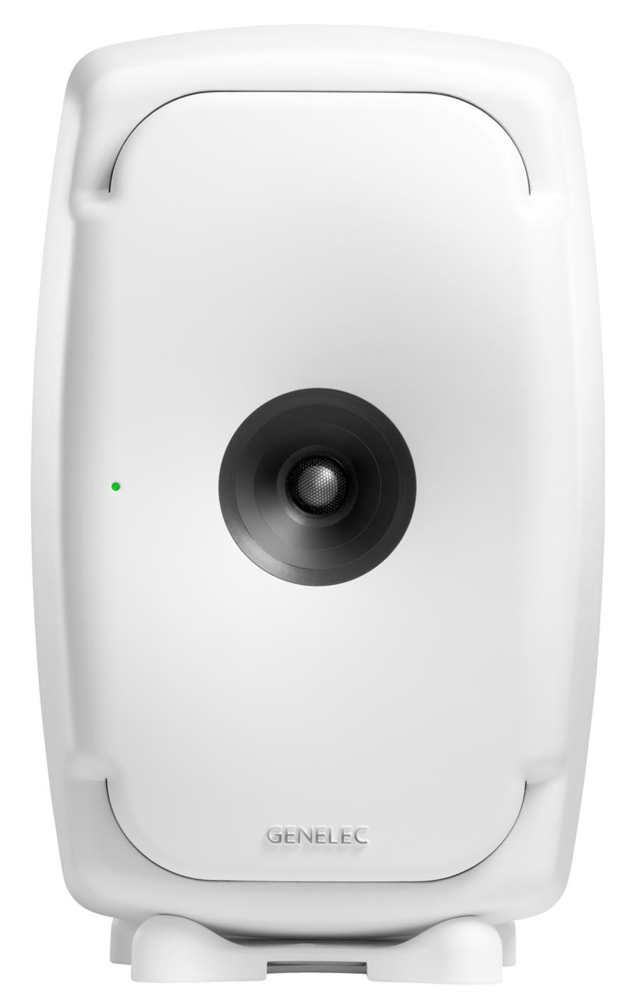 Genelec 8361A SAM Active Studio Monitors  in white.  Front image