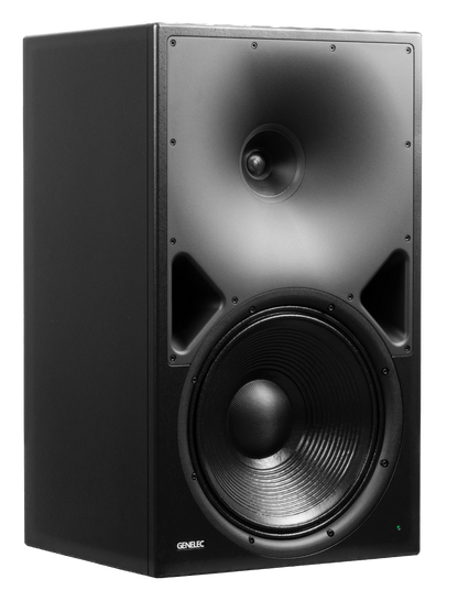 Genelec 8380A SAM™ Active Studio Monitor in black, angled to the right