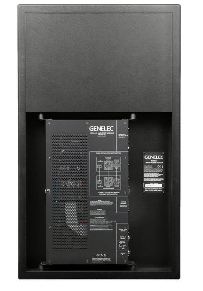 Genelec 8380A SAM™ Active Studio Monitor in Black, rear of unit