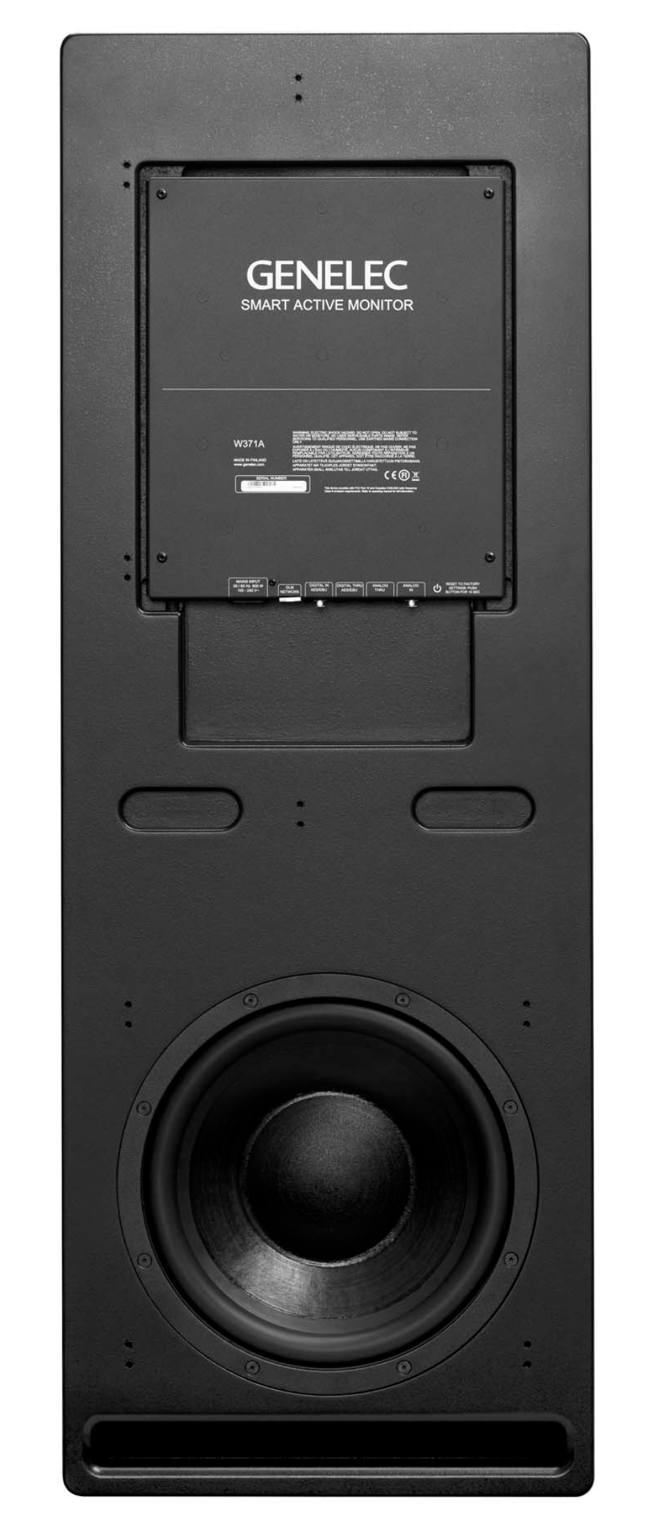Genelec W371A SAM™ Woofer System in Black. Back image