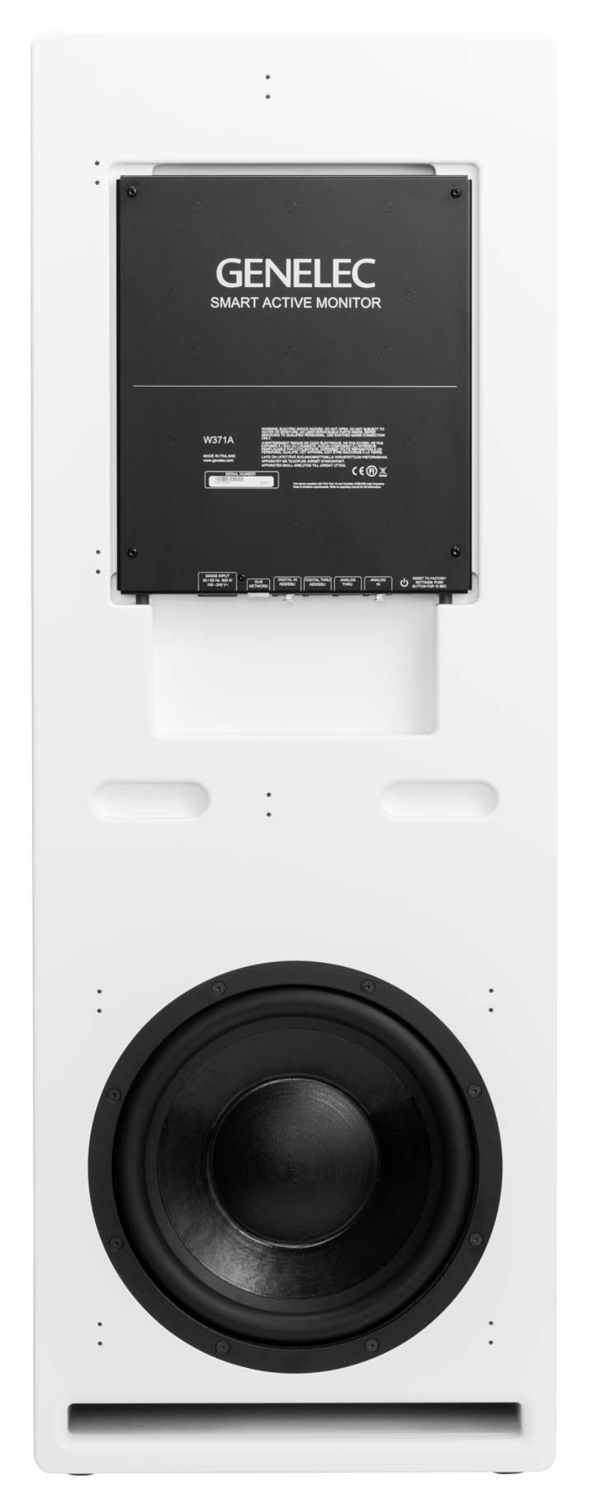 Genelec W371A SAM™ Woofer System in White. Back image