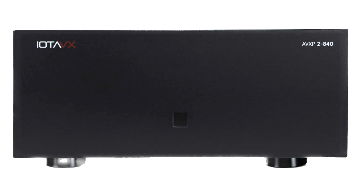 IOTA VX AVXP 2-840 Stereo Power Amplifier, front