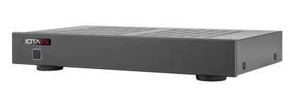 IOTA VX PA3 Stereo Power Amplifier, angled