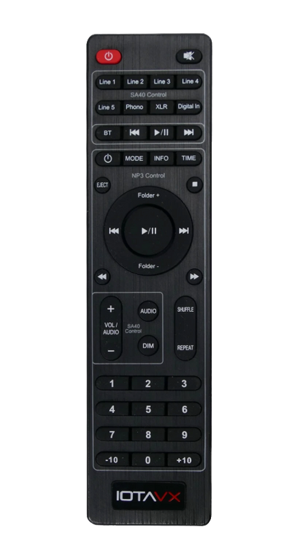 IOTA VX SA40 Stereo Integrated Amplifier, reemote