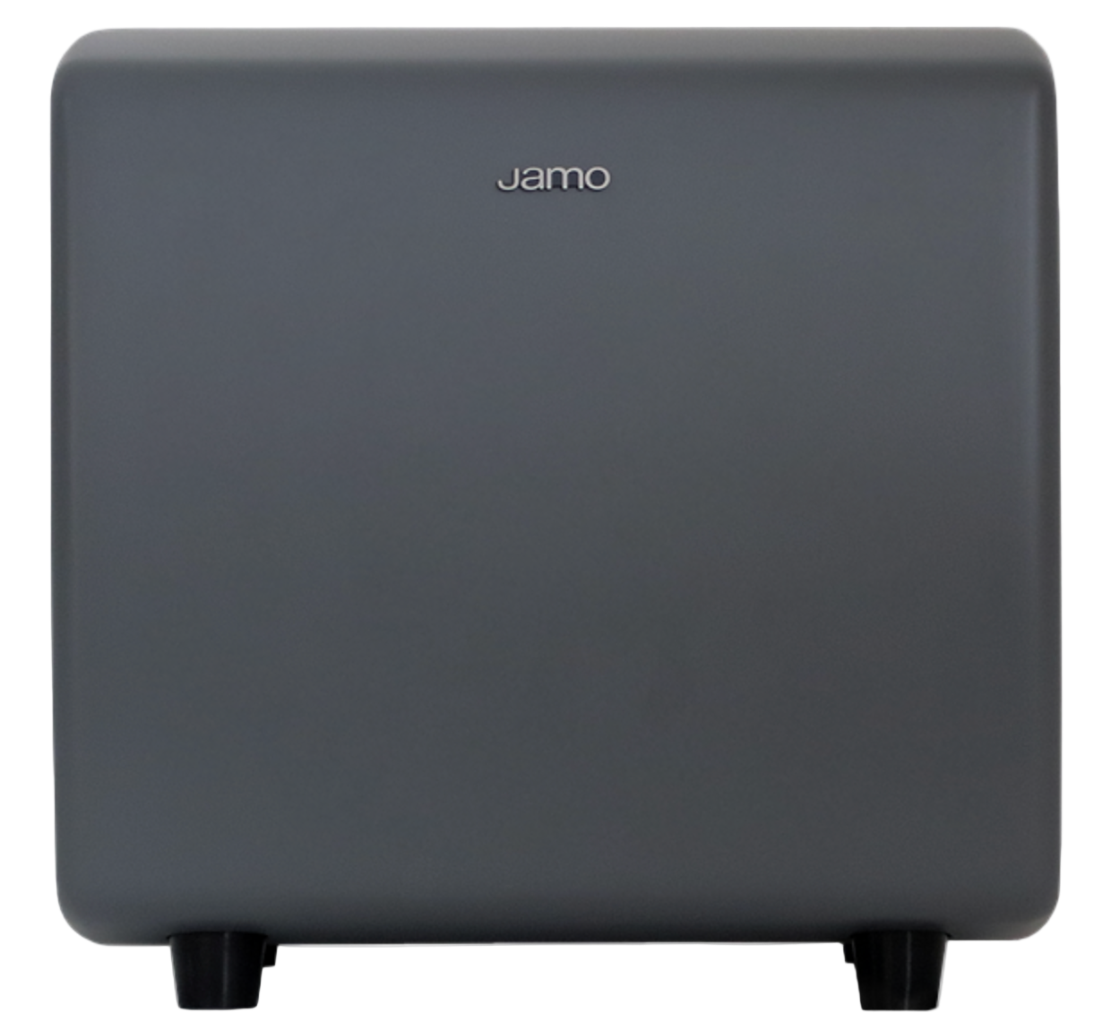 Jamo Cube Compact Powered Subwoofer, Grey Front