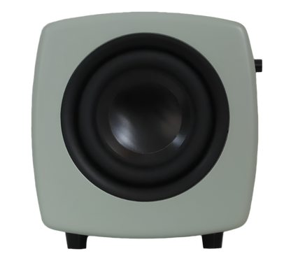 Jamo Cube Compact Powered Subwoofer, Khaki Green side