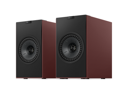KEF Coda W Active Speakers in Vintage Burgundy, pair