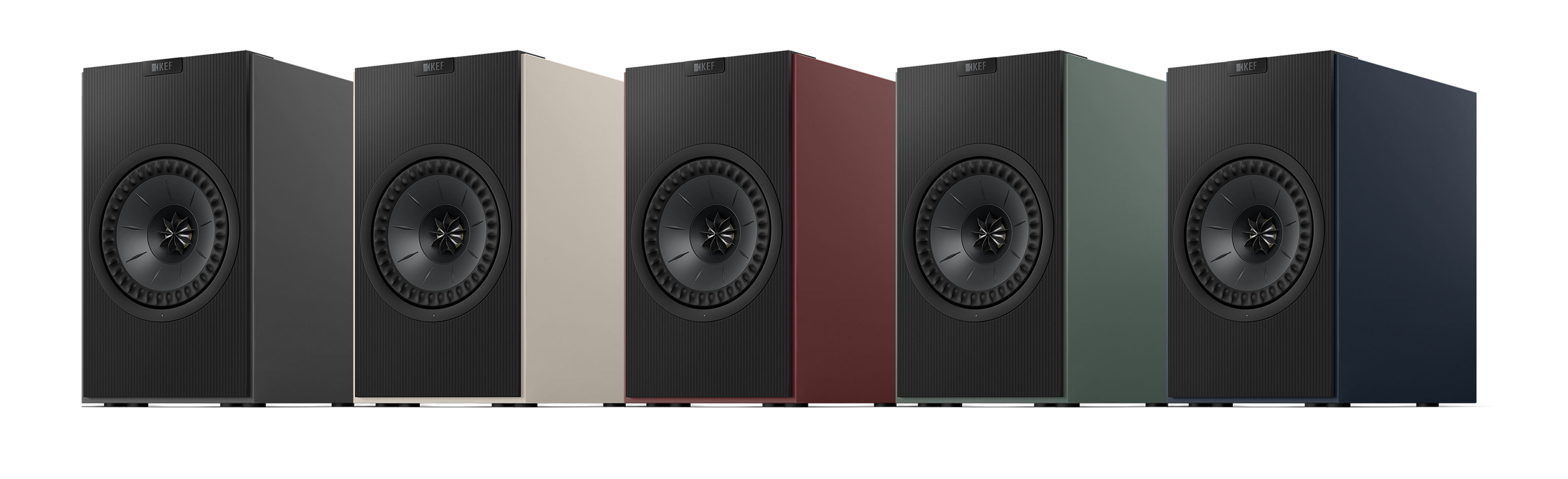 KEF Coda W Active Speakers, range of finishes
