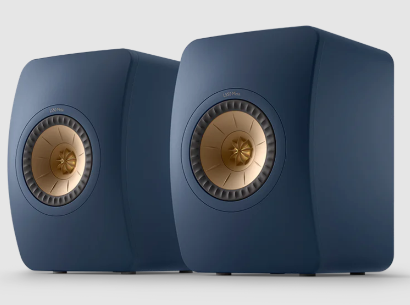 LEF LS50 Meta Passive bookshelf speakers in Royal Blue - pair image