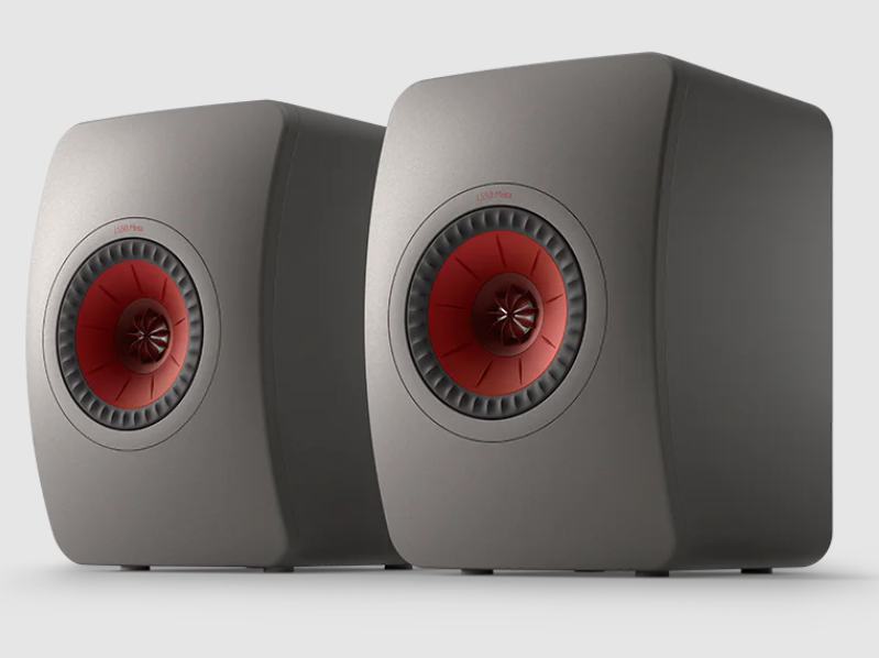 KEF LS50 Meta Passive bookself speakers - Pair image in titanium