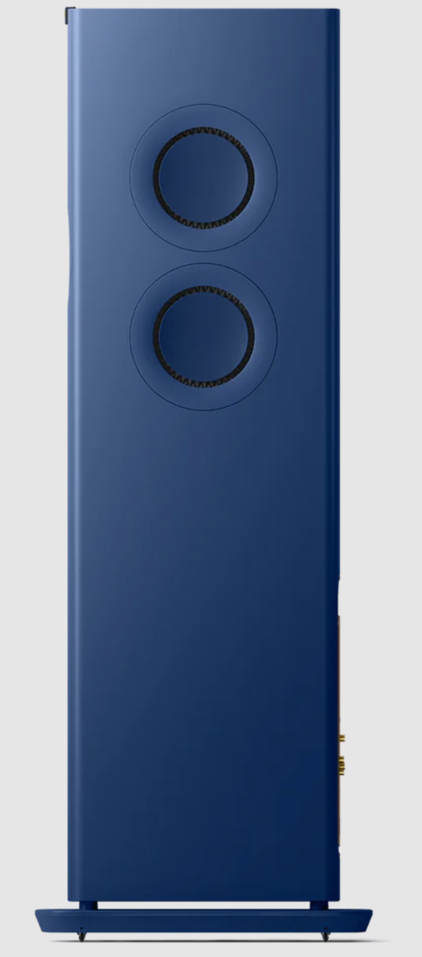 KEF LS60 Wireless Floorstanding Speakers Speakers in Royal Blue. Individual speaker side image