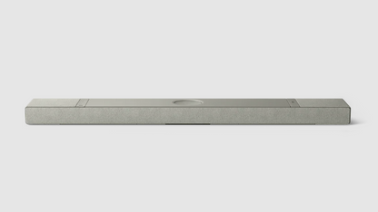 KEF XIO Soundbar in Storm Grey, front profile