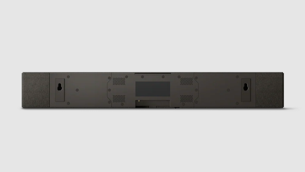 KEF XIO Soundbar in Slate black, bottom