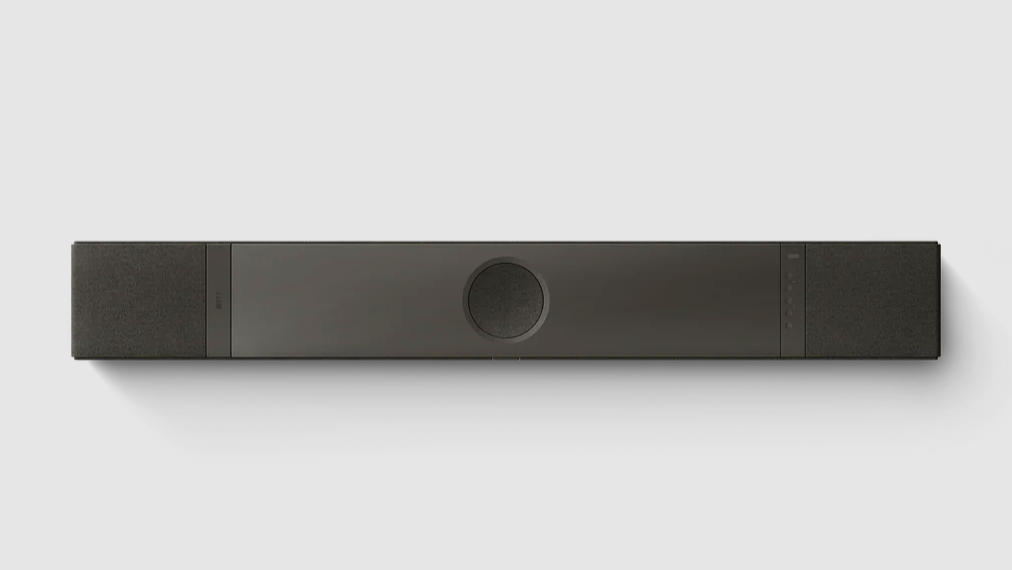 KEF XIO Soundbar in Slate black, top