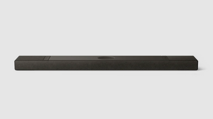 KEF XIO Soundbar in Slate black, front profile
