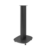 KEF S-Luxe Floor Stand in slate grey.  Individual Stand shown