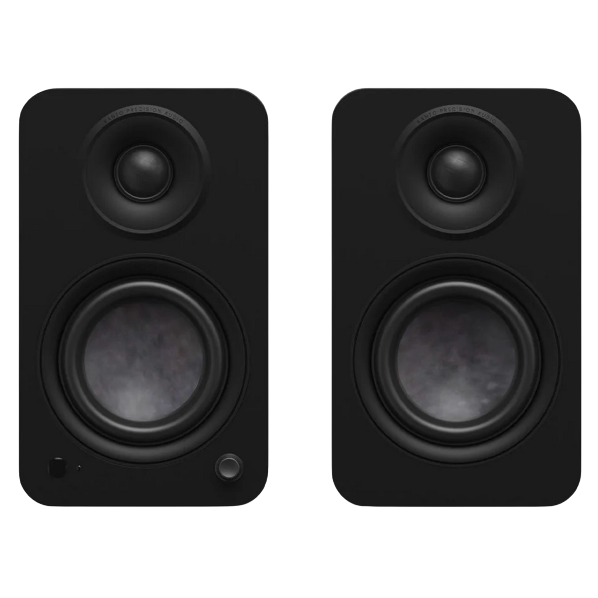Kanto Audio YU4 2nd Generation 160W Active Speakers in Matte Black, front