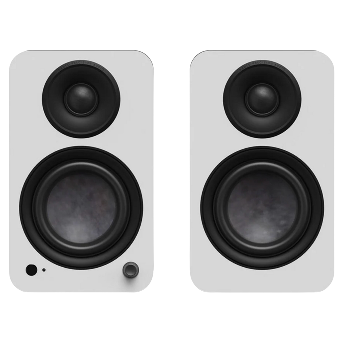 Kanto Audio YU4 2nd Generation 160W Active Speakers in Matte White, front