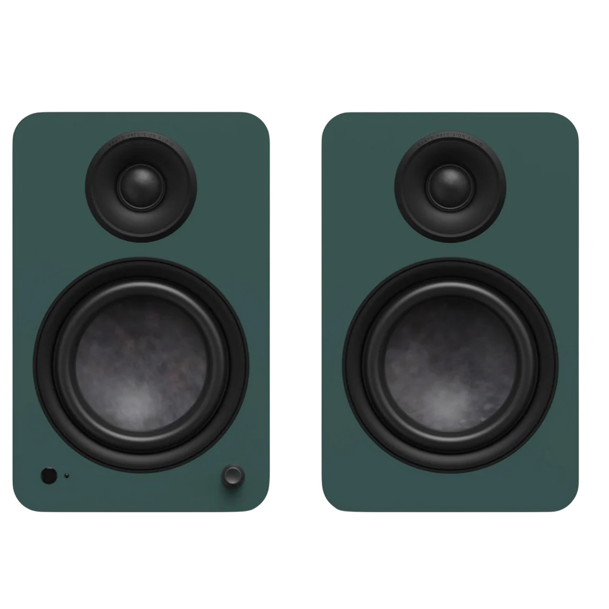 Kanto Audio YU6 2nd Generation 200W Active Speakers in Green, front