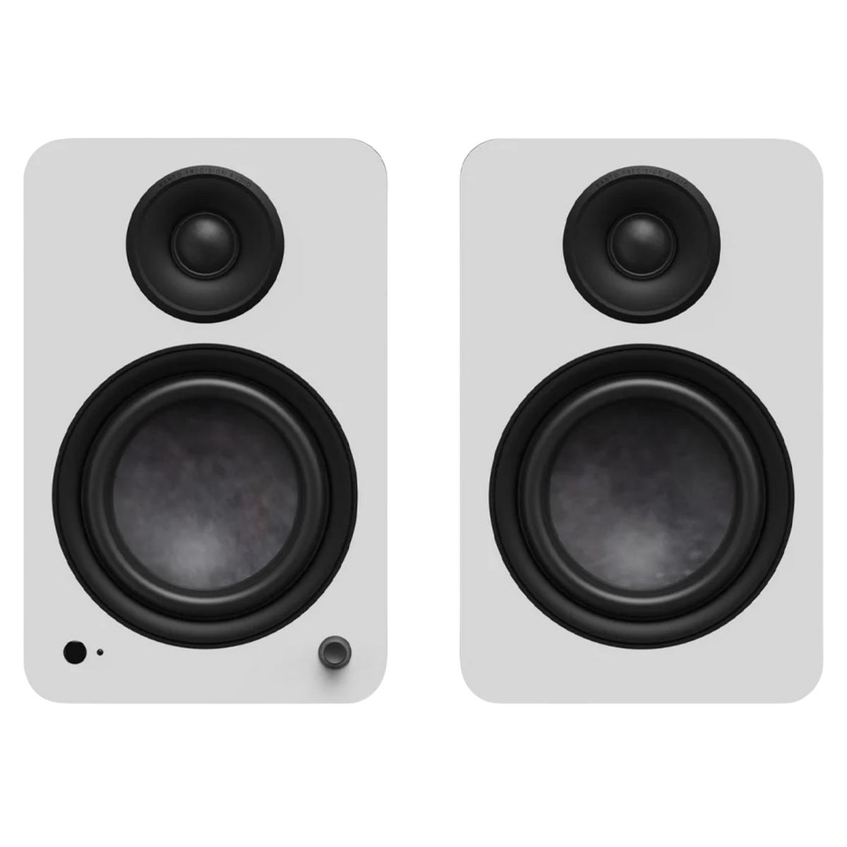 Kanto Audio YU6 2nd Generation 200W Active Speakers in White, front