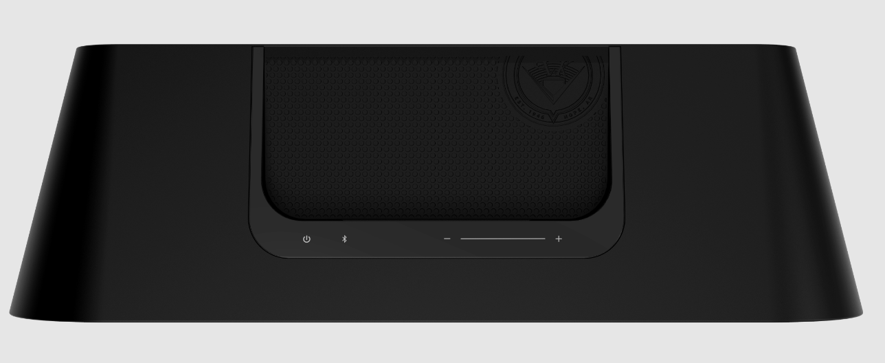 Klipsch Groove XXL Portable Bluetooth Speaker in black. Top image