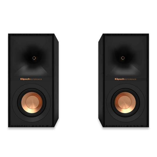 Klipsch R-40M front view, no grille