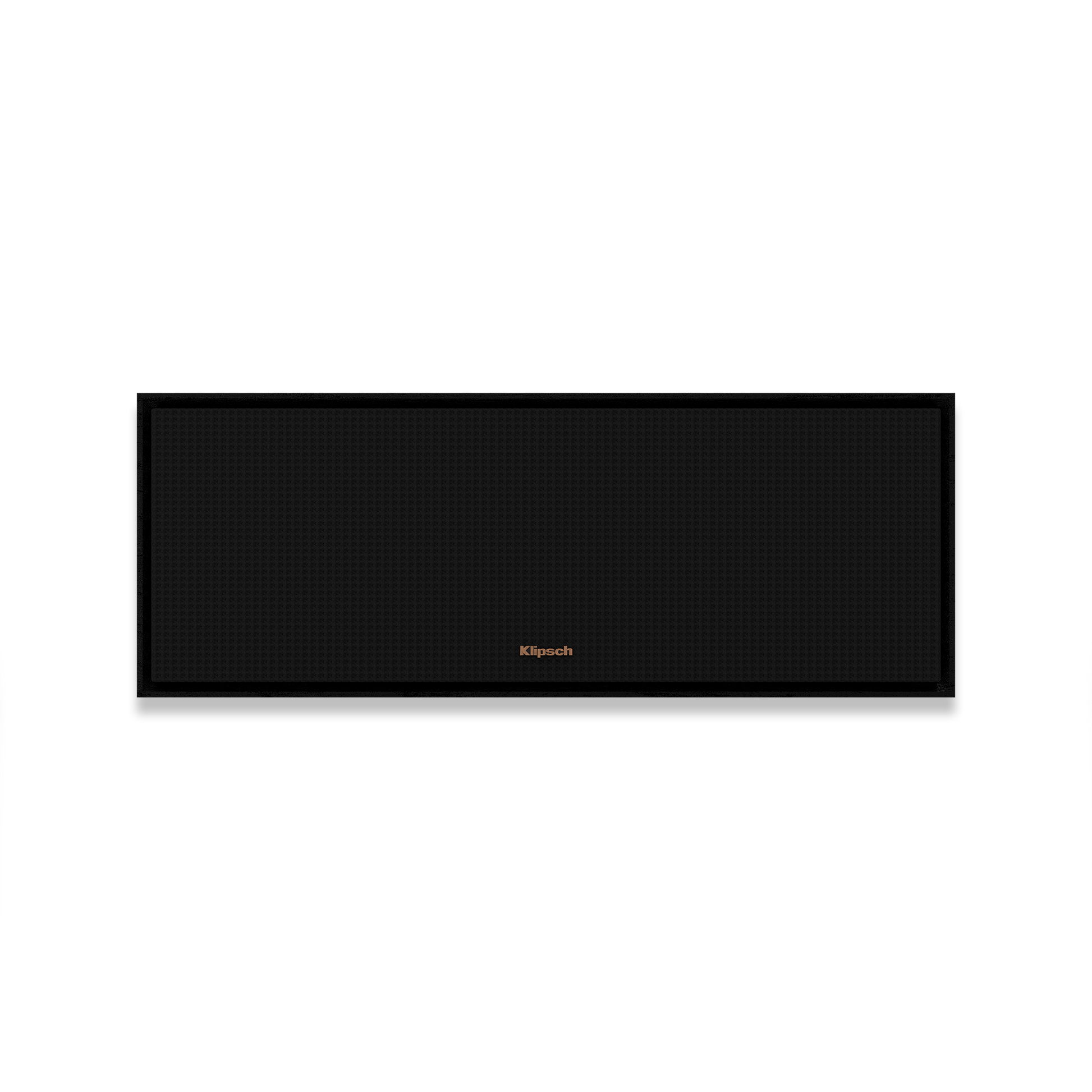Klipsch R 50C in ebony.  Image with grille