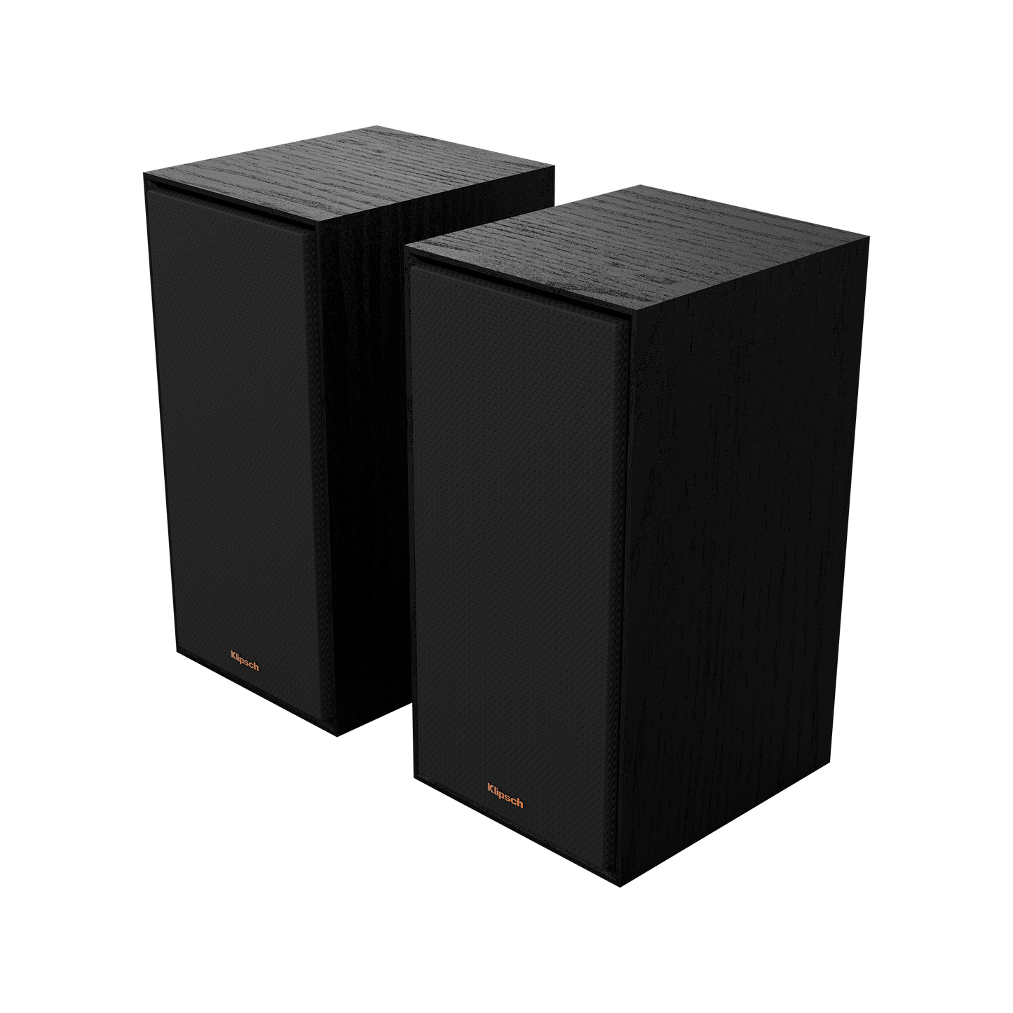 Klipsch R-50PM Powered Speakers with 5.25" Woofers. Black with grille