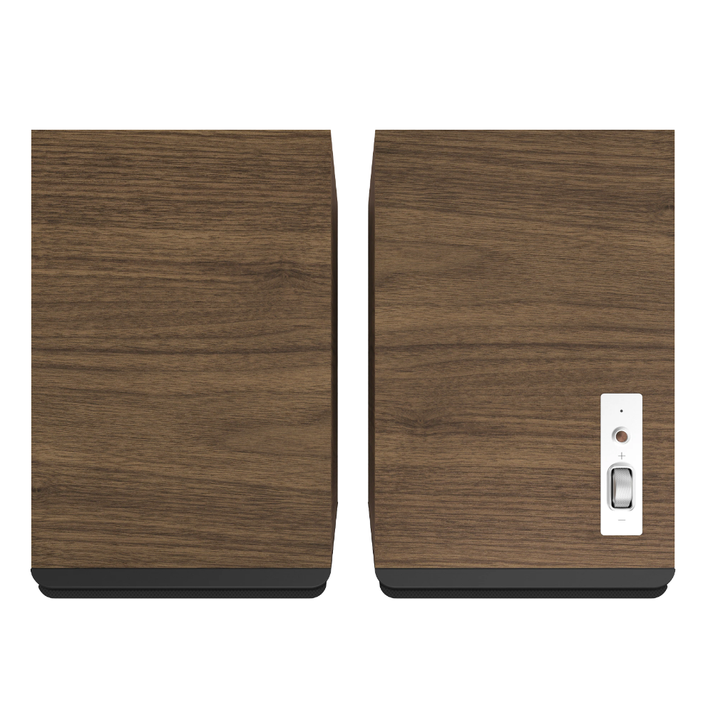 Klipsch The Nines II Powered Speakers in Walnut, top