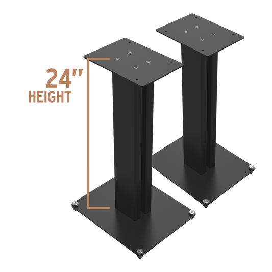 Klipsch KS24 inch speaker stands; Compatible  with The Nines, The Sevens & RP-600M II 