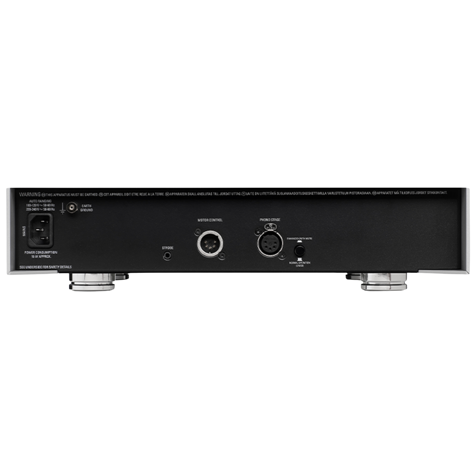 Linn Standard Radikal LP12 Power Supply, rear of unit