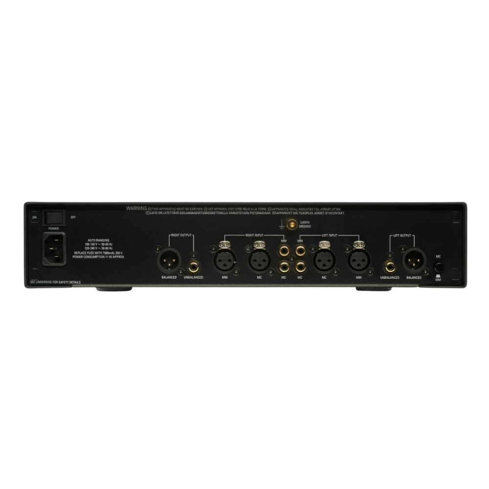 Linn Uphorik Universal Phono Stage, rear of unit