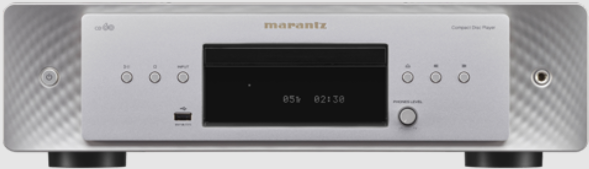 Marantz CD60 CD player in Silver/Gold