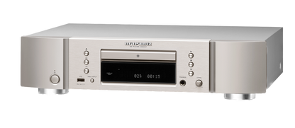 Marantz CD6007 CD Player in Silver, angled