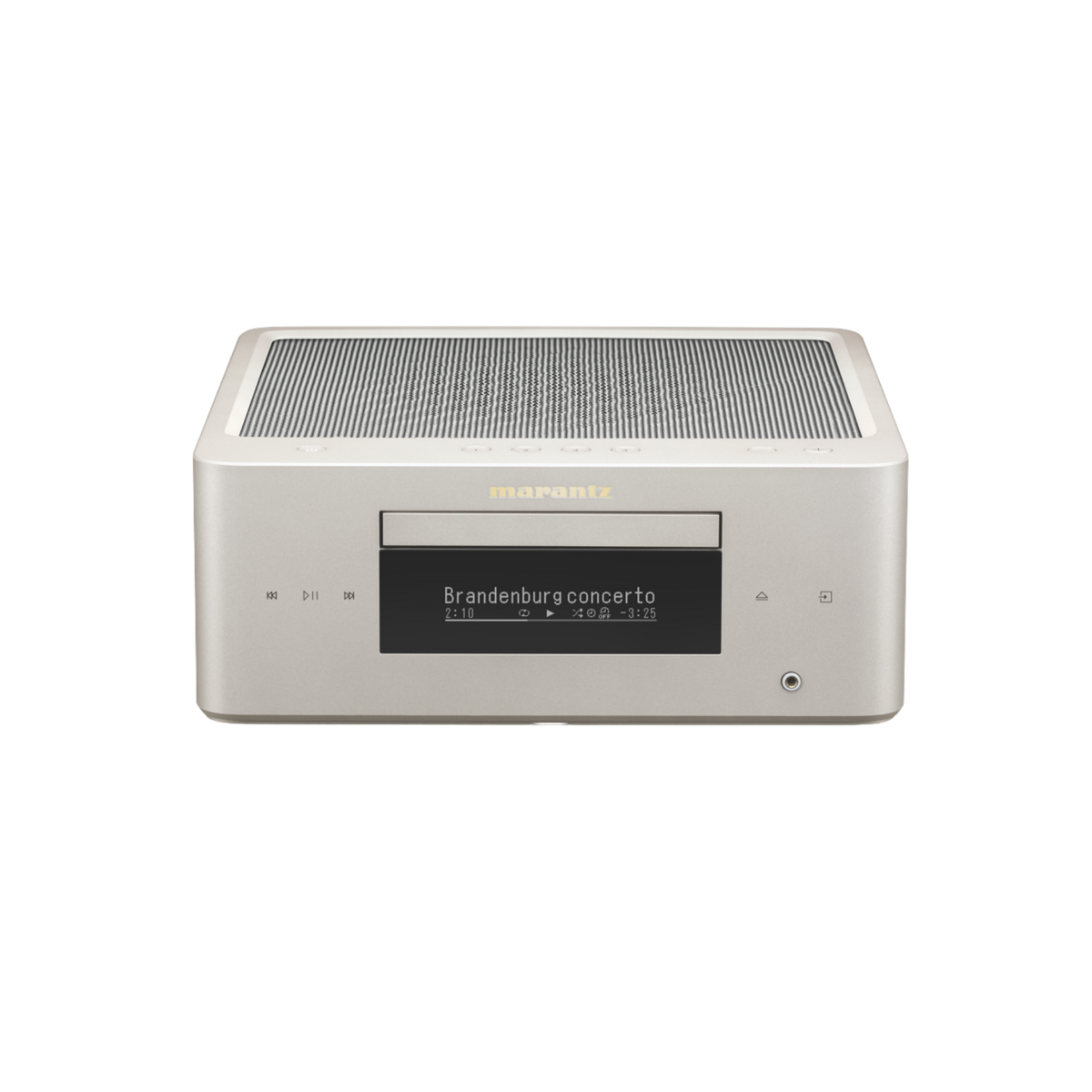 Marantz MCR 60n DAB in Champagne Gold, front and top